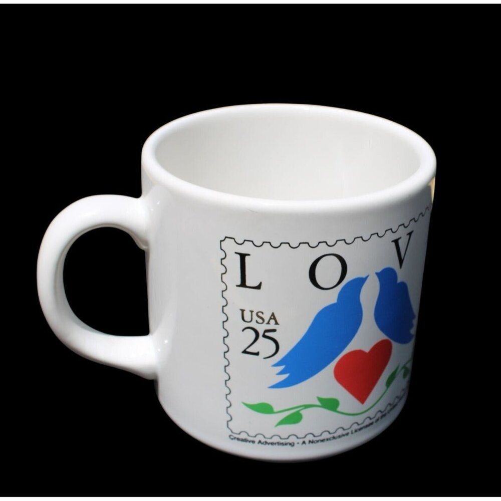 Vintage USPS Love Stamp Mug 1988 - Picture 4 of 6